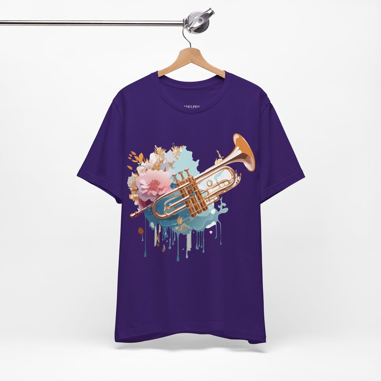 Unisex Graphic T Shirt Adelpha Music Tee Vintage Inspired Art Design Short Sleeve