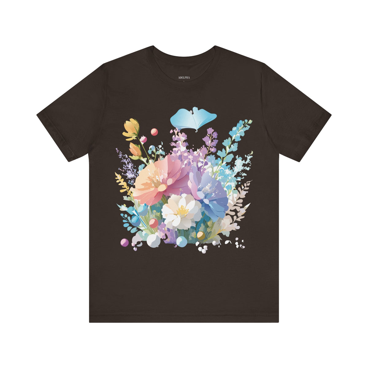 Floral Graphic Tee Shirt - Bella+Canvas Unisex 100 Cotton 9