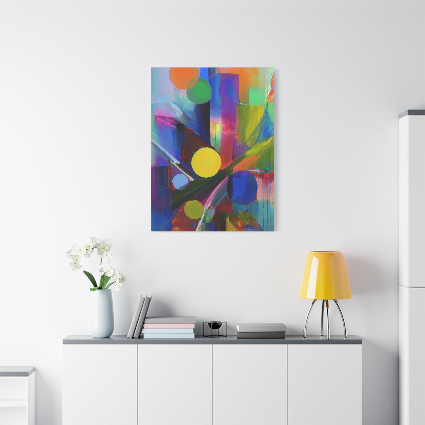 Abstract Painting Print Canvas 20x24,20x30,24x30, 24x32,24x36,30x40, 32x48,36x48,40x60 Pine-Wood Inner Frame ABS-11