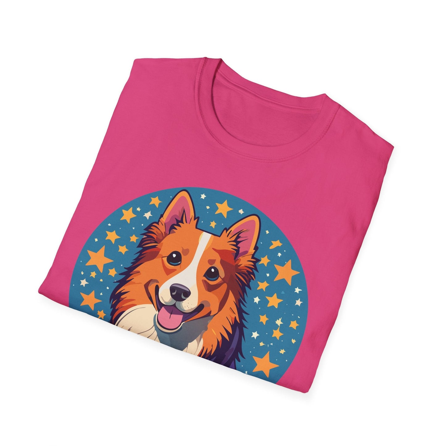 Unisex Dog Shirt Animal Print Tee Gildan Softstyle 64000 Tee