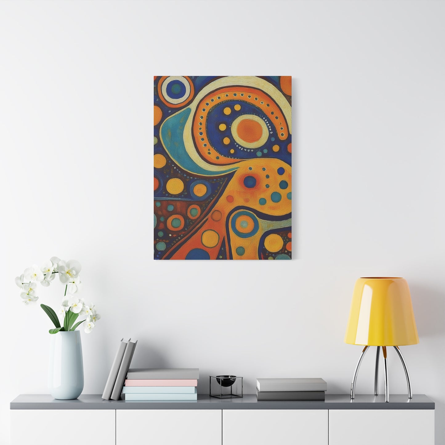 Abstract Oil Painting Print Canvas 20x24,20x30,24x30 24x32,24x36,30x40 32x48,36x48,40x60 Pine-Wood Inner Frame ABS-110