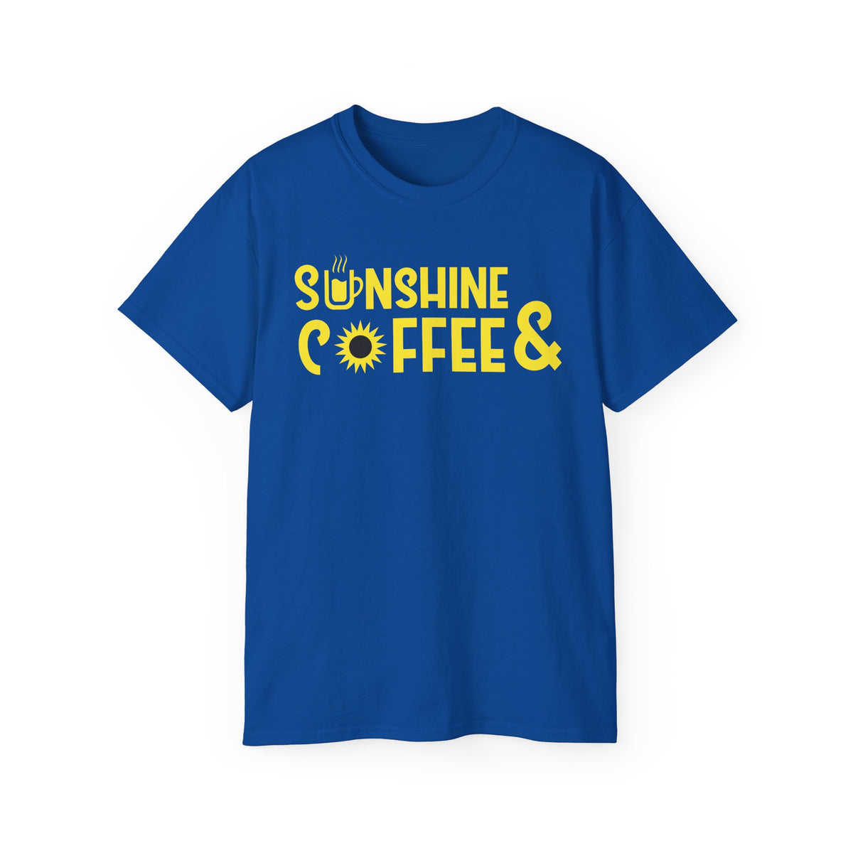 Sunshine Coffee & Tee | Yellow Sun Graphic T-Shirt