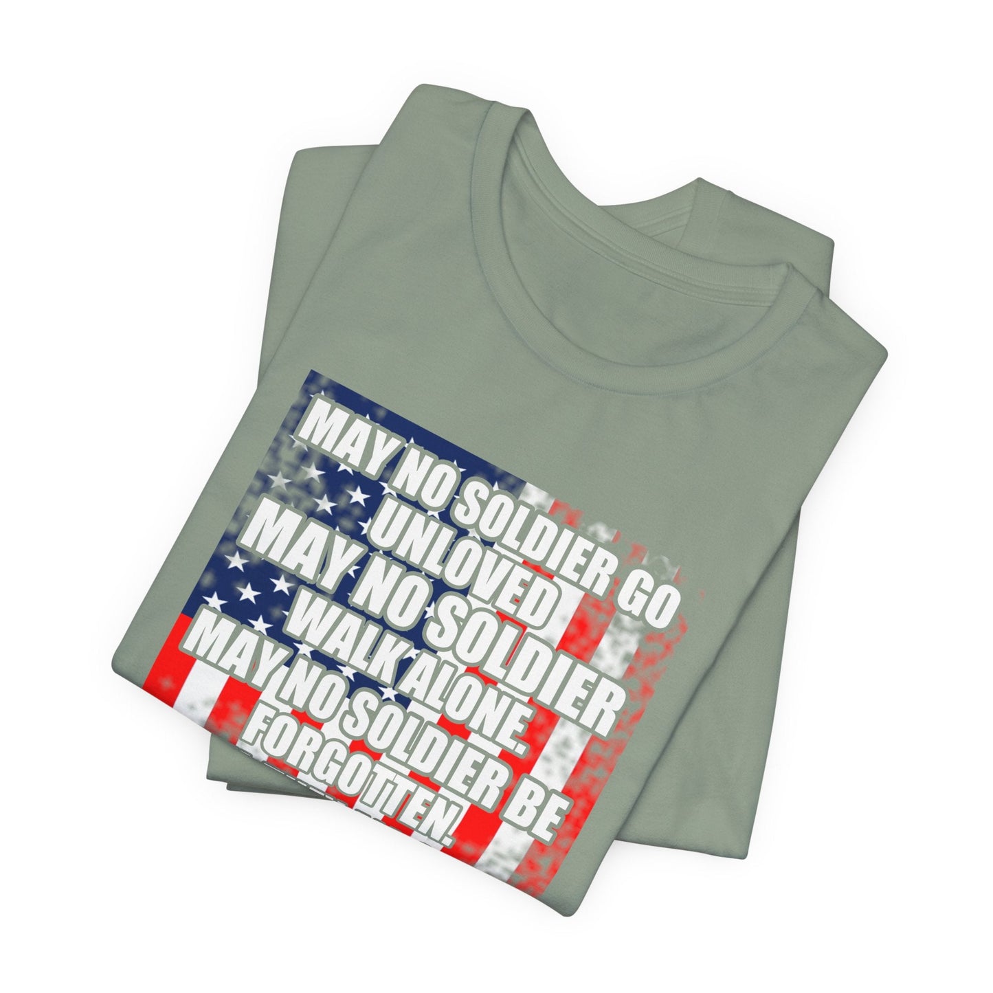 Army Veteran Patriotic Graphic Design Unisex Cotton T-Shirt v49