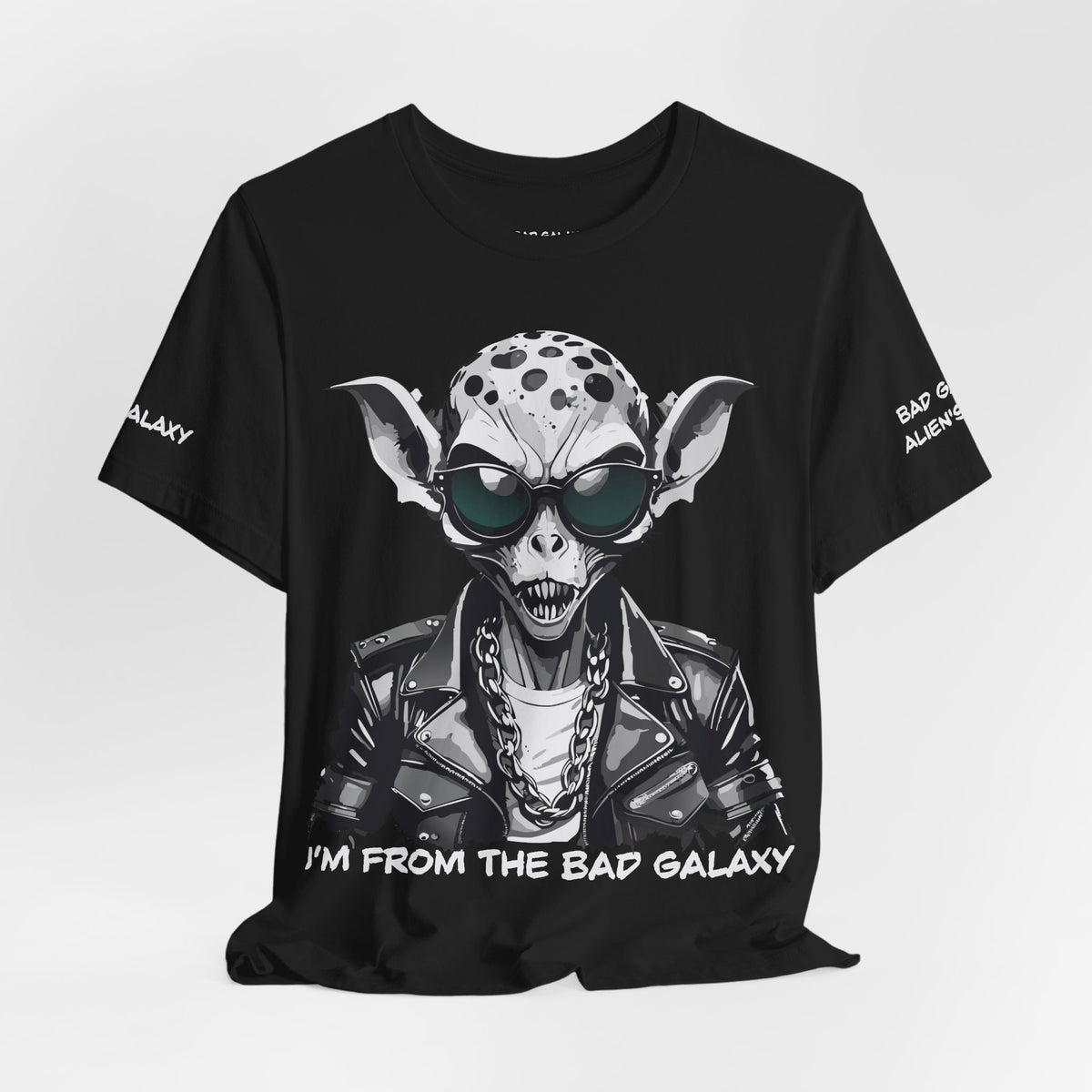 Alien Graphic Unisex Cotton Bella+Canvas Tee with Art Design b64