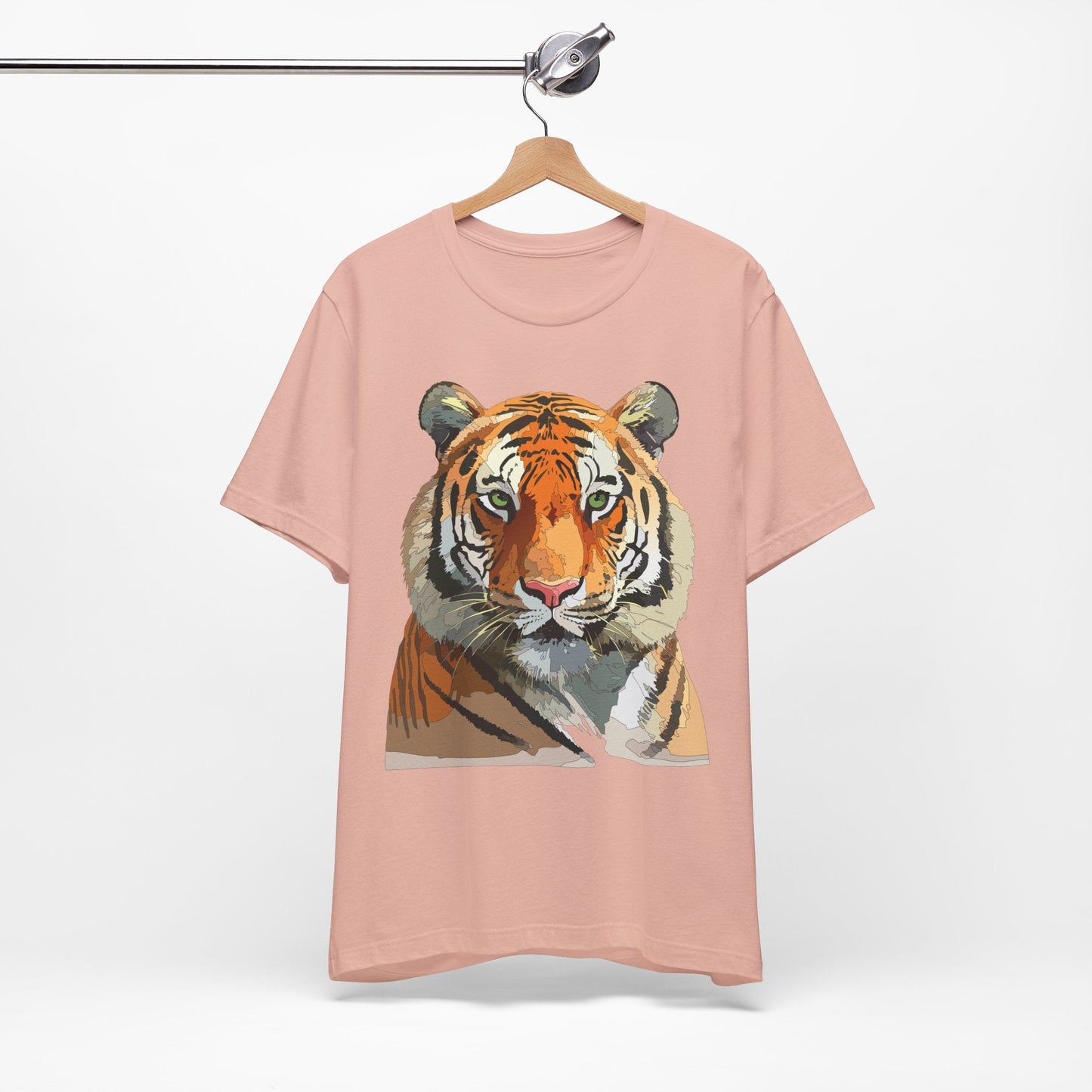 Unisex Animal Graphic Tee Shirt With Wildlife Art Design For Everyday Comfort Gildan 64000