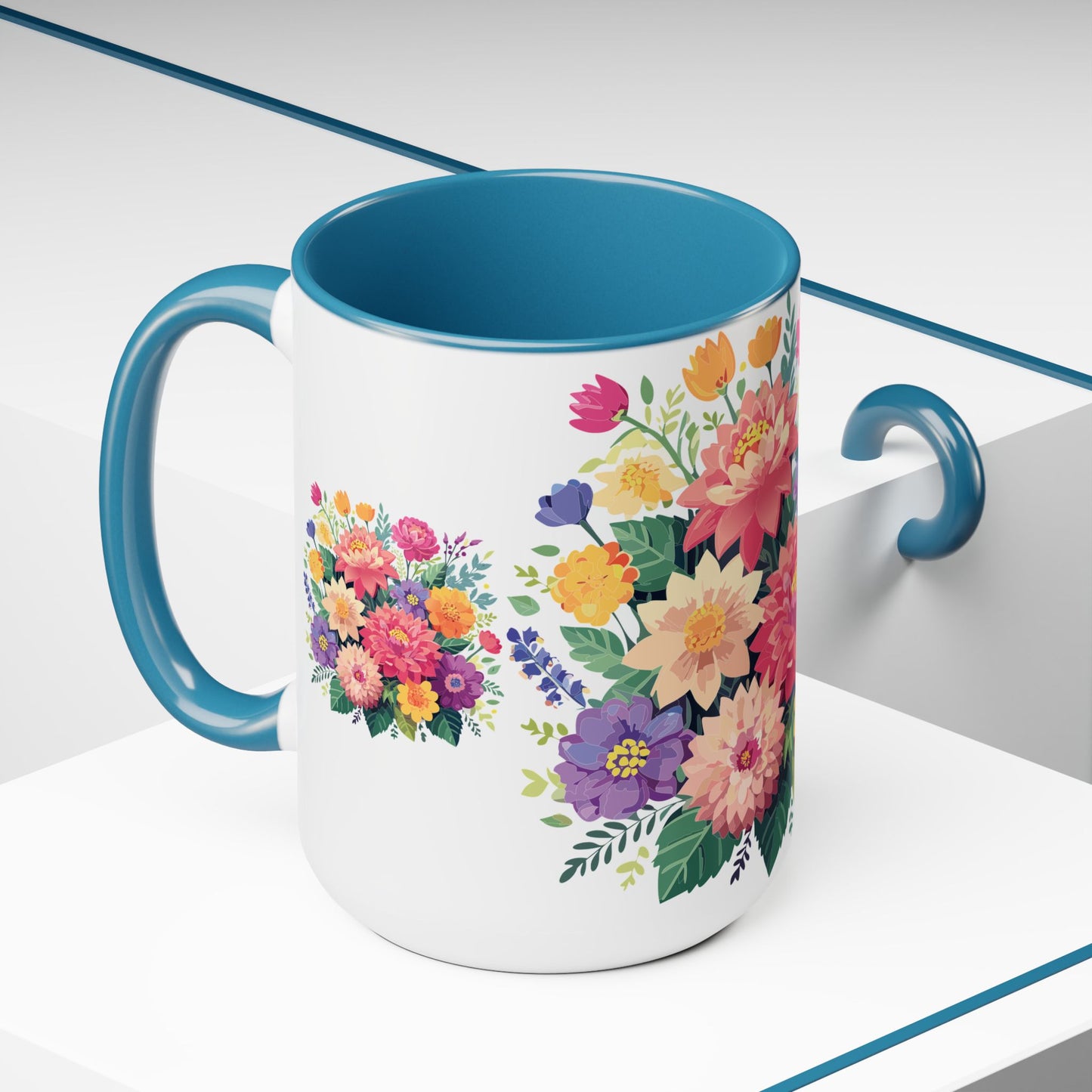 Floral Mug, Floral Cup