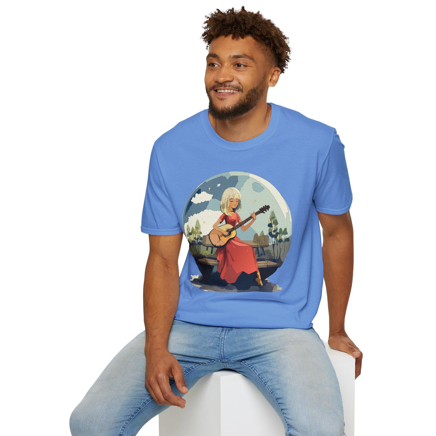 Womens Graphic T Shirts Art Design Shirt Unisex Softstyle Cotton Tee Quality Comfort Everyday Style