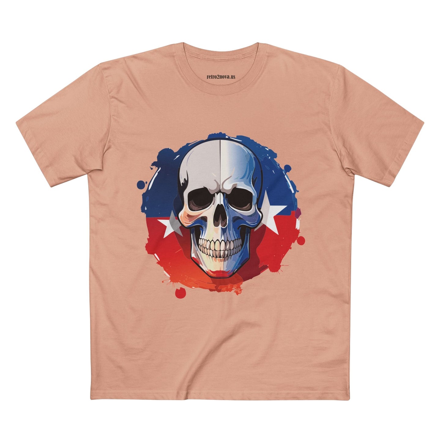 Skull And Skeleton Shirt Unisex Premium Cotton Tee With Original Art Design From Retro2Nova