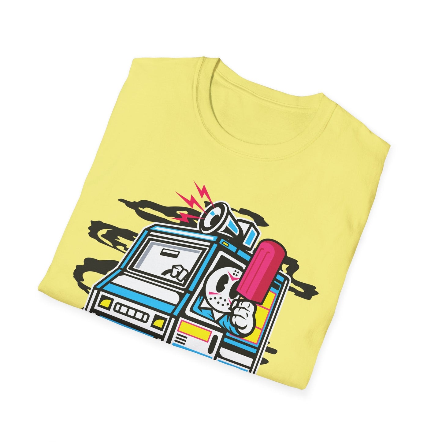 Cartoon T Shirt Animation Tee Funny Unisex Softstyle Gildan 64000 100 Percent Ring Spun Cotton