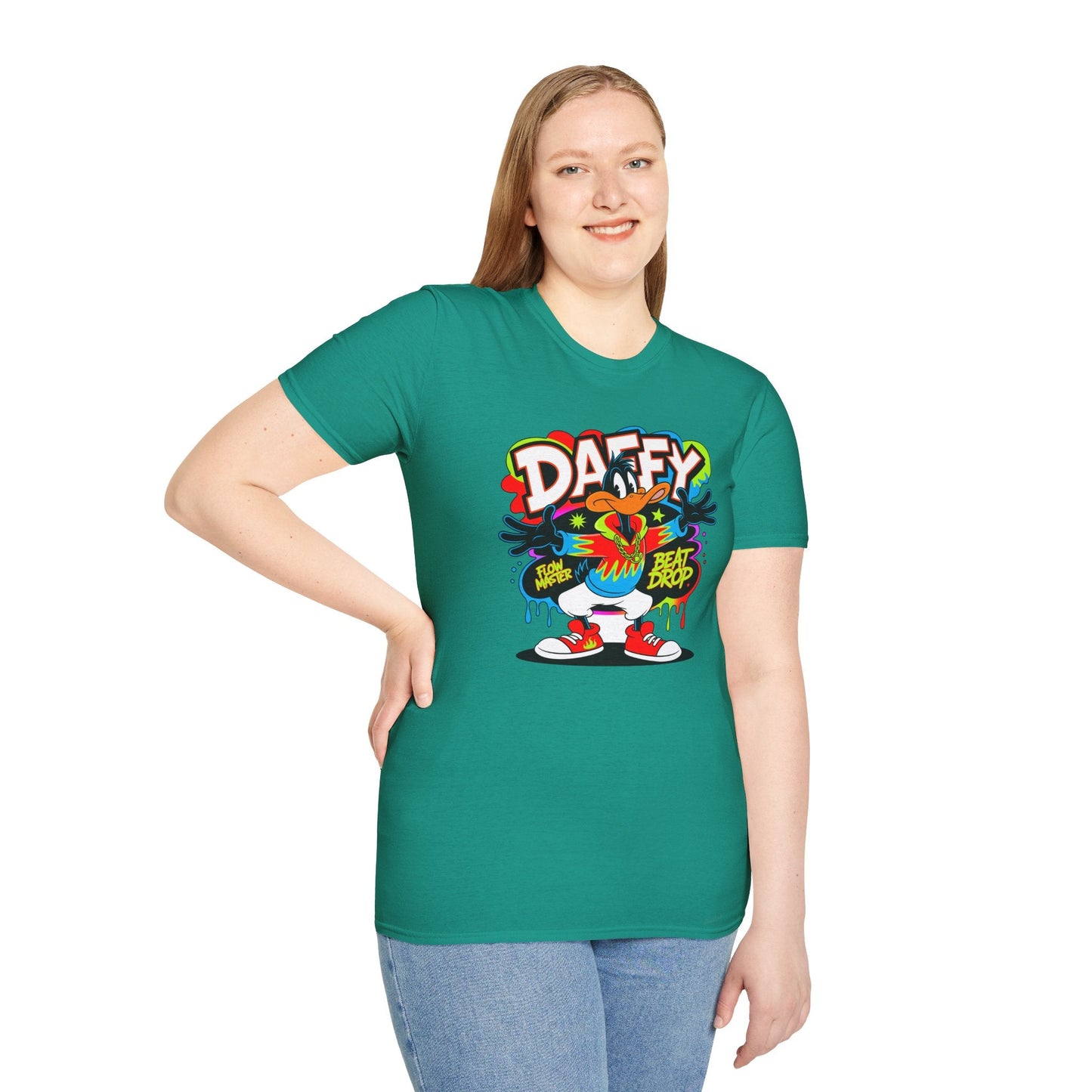Funny Cartoon Animals T Shirt Unisex Softstyle Tee With Animation Design Gildan 64000