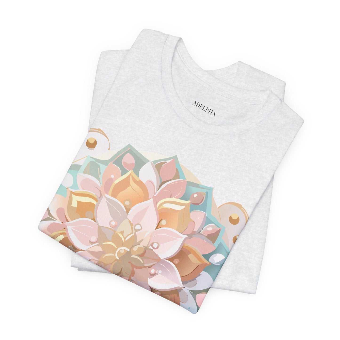 Mandala Shirt Graphic Tee Unisex Adelpha Vintage Inspired Art Design Premium Apparel