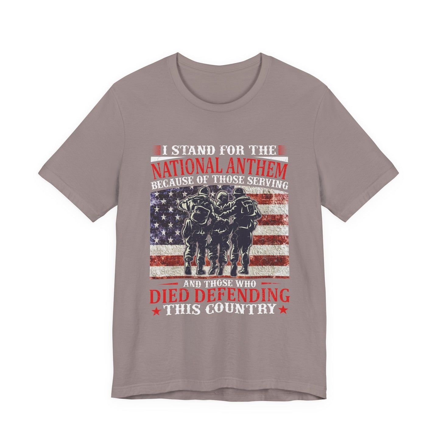 Army Veteran Patriotic Graphic Design Unisex Cotton T-Shirt v36