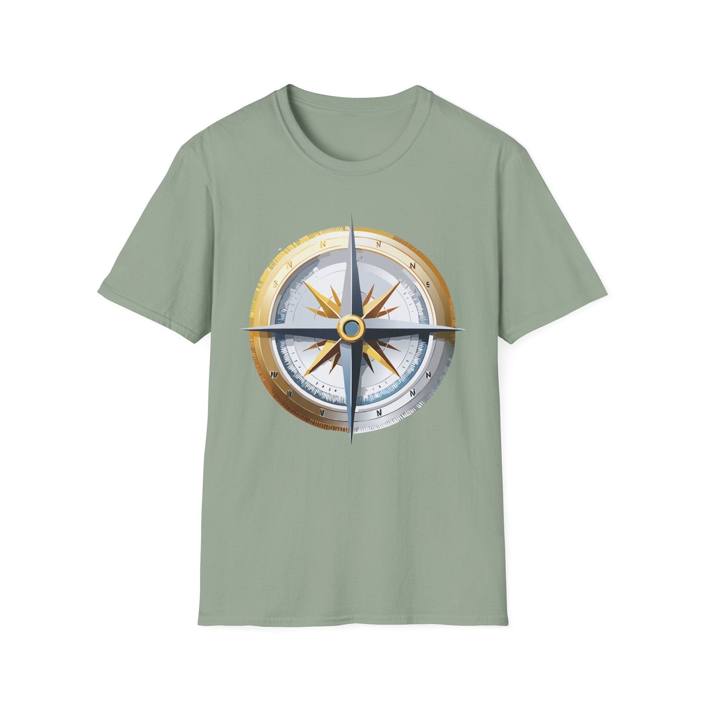 Compass Navigator Graphic Tee Unisex 100 Cotton 13