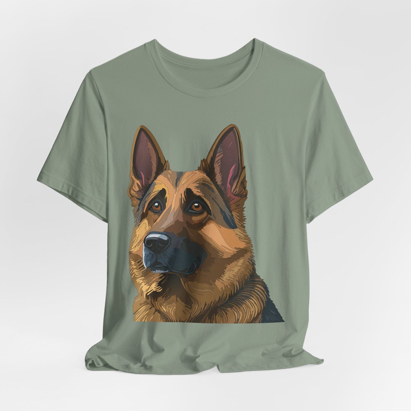 Unisex Animal Shirt With Art Design Tee Wild Animals Print Short Sleeve Comfort Tee