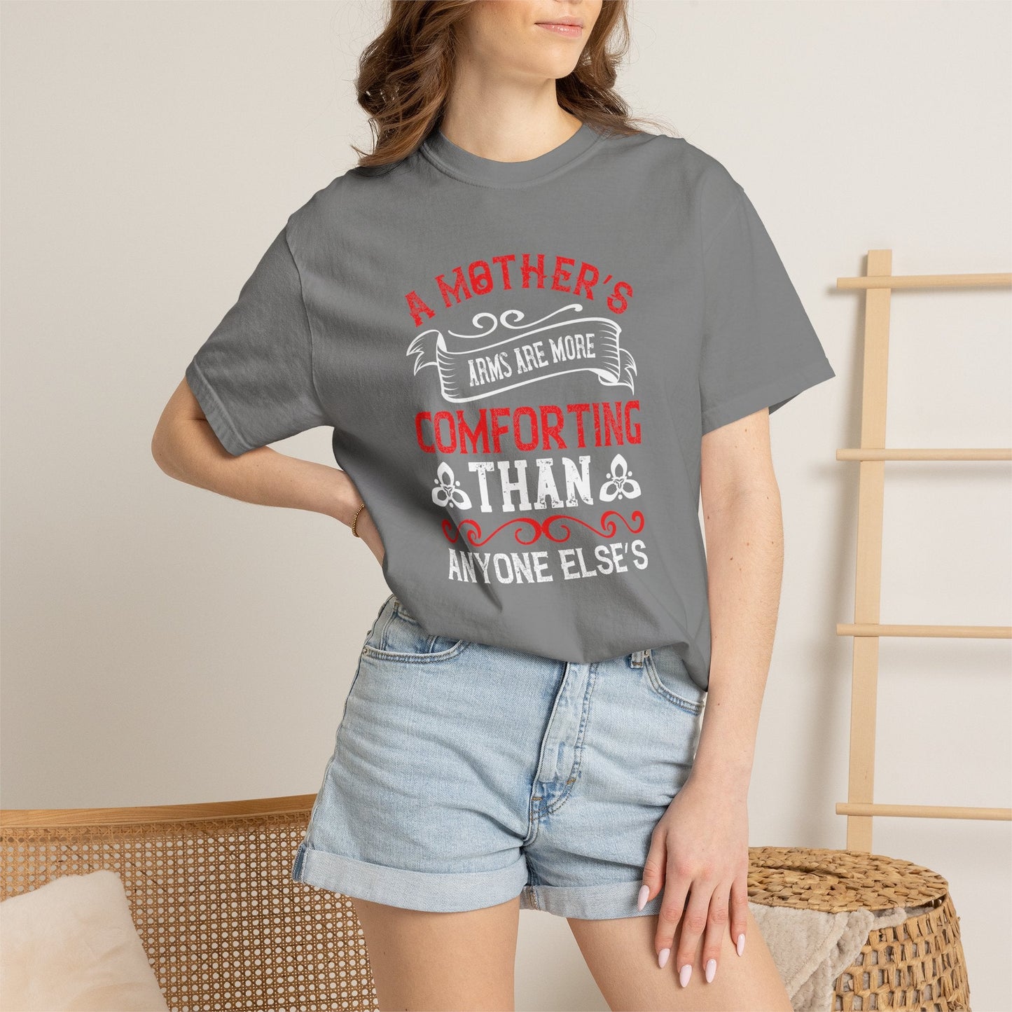 Mom T-shirt Mother Day Mama Tee Unisex Comfort Colors Garment-Dyed Cotton h57