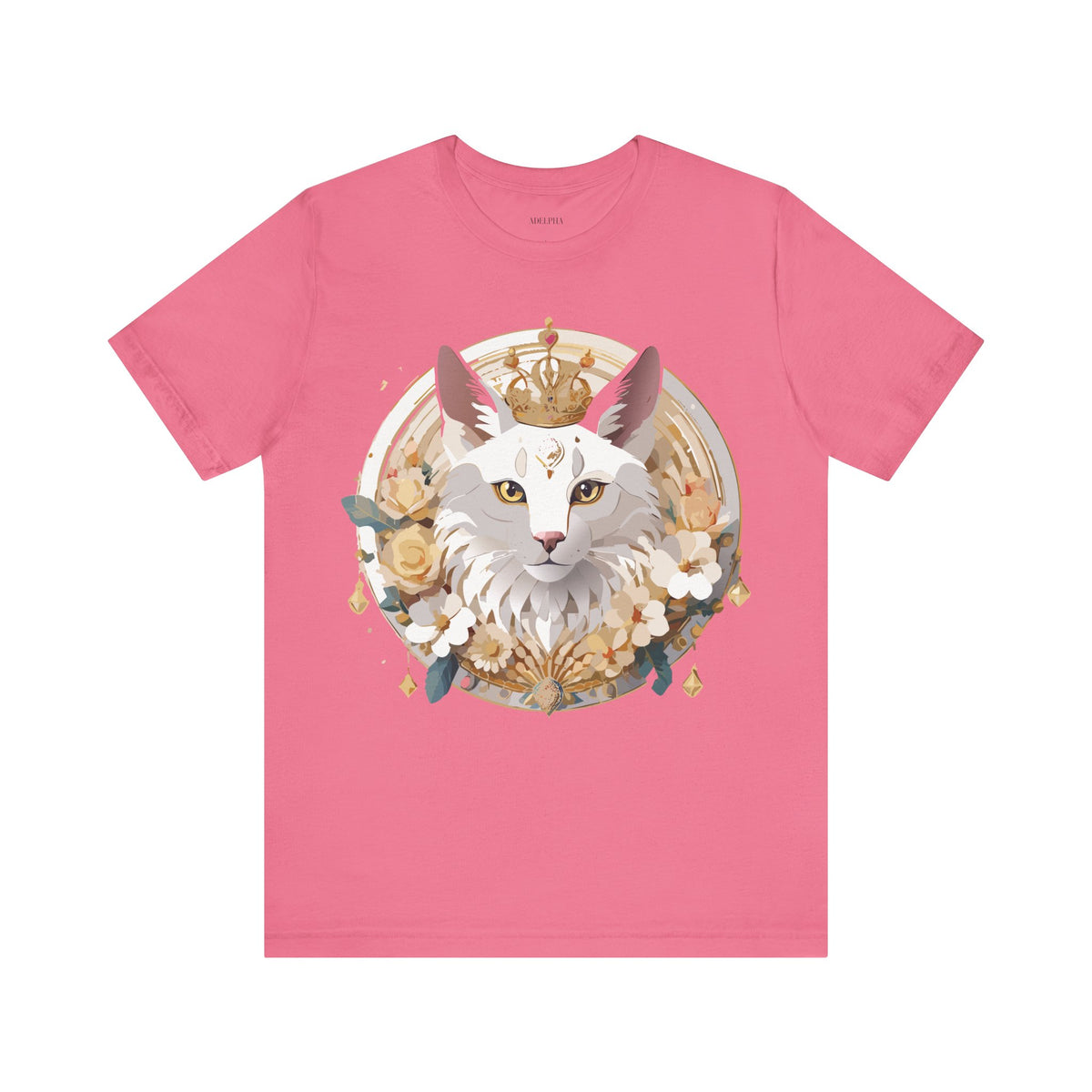 Medallion Graphic Unisex Cotton Bella+Canvas Tee with Art Design d39