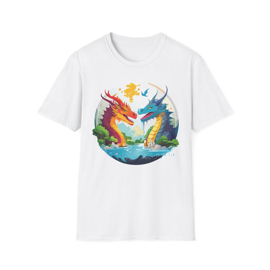 Dragon Graphic Tee Gildan Unisex 100 Cotton Tee Shirt with Animals Design h19