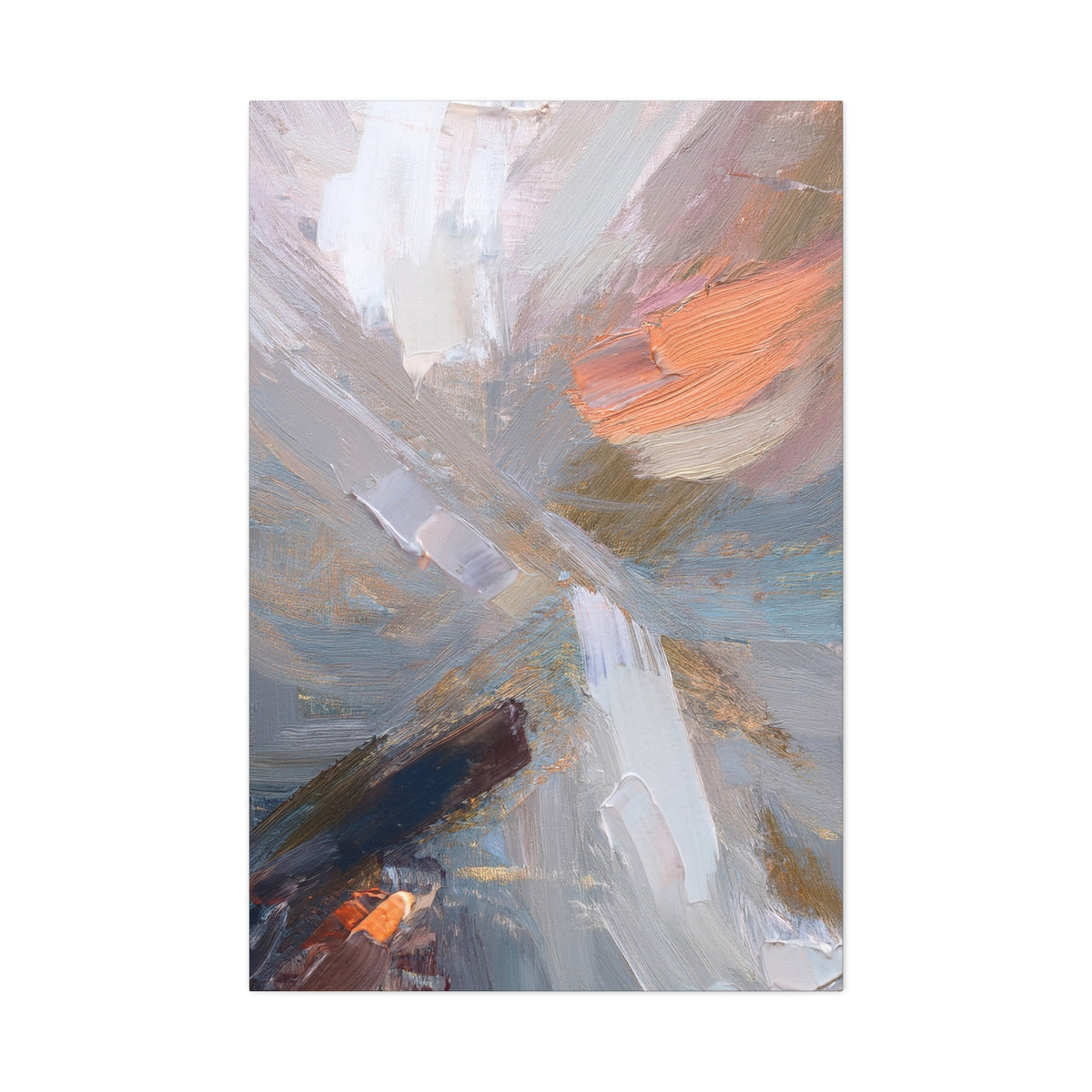 Abstract Pastel Painting Print Canvas 20x24,20x30,24x30 24x32,24x36,30x40 32x48,36x48,40x60 Pine-Wood Inner Frame ABS-89