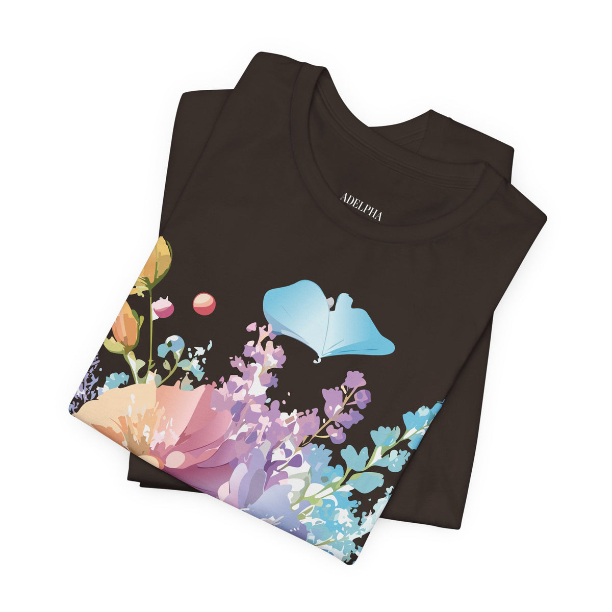 Floral Graphic Tee Shirt - Bella+Canvas Unisex 100 Cotton 9