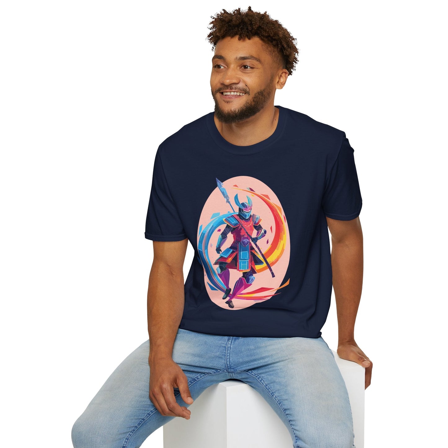 Samurai Shirt Unisex Softstyle T Shirt 64000 Cotton Breathable Everyday Comfort Fit