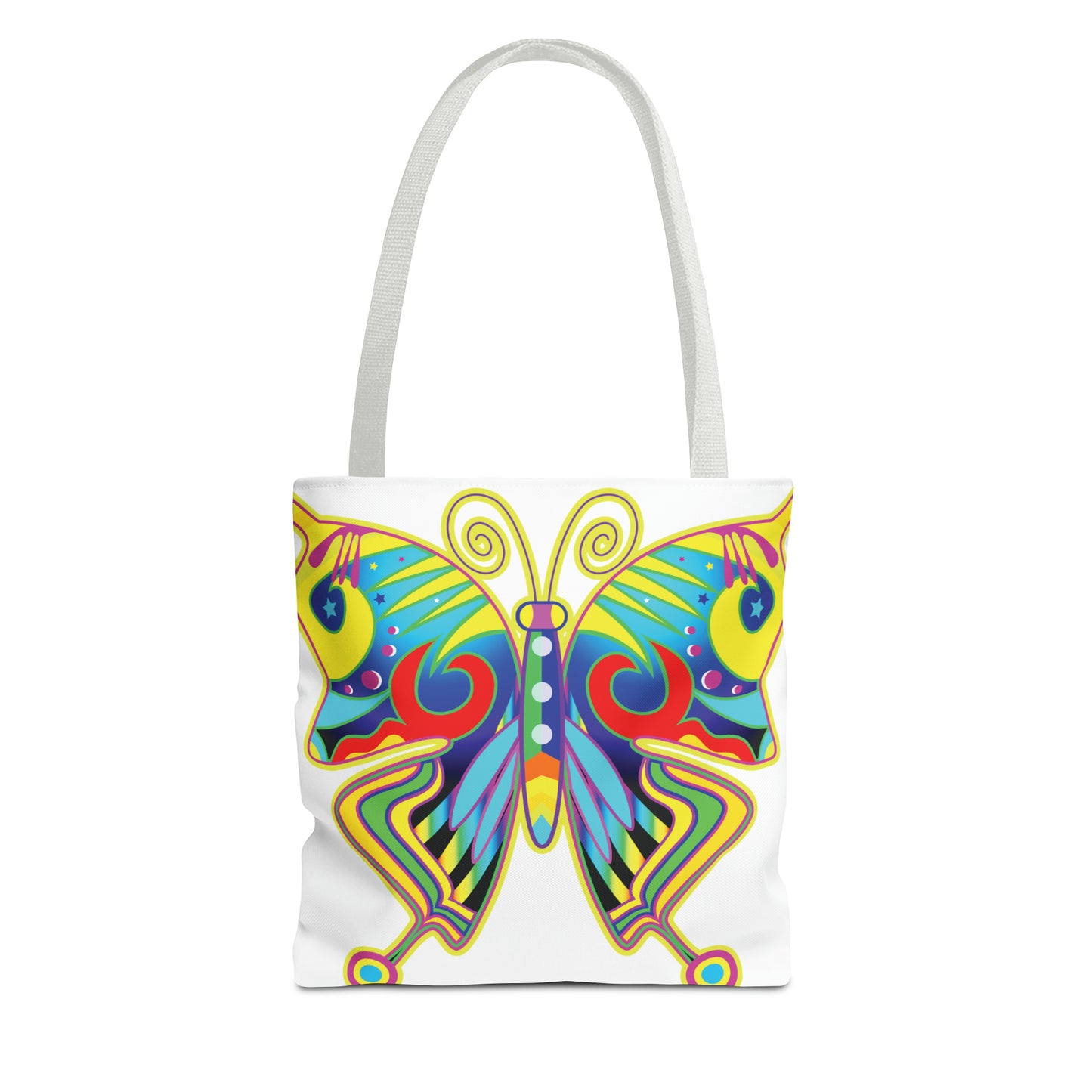 Canvas Bag with Butterfly Prints