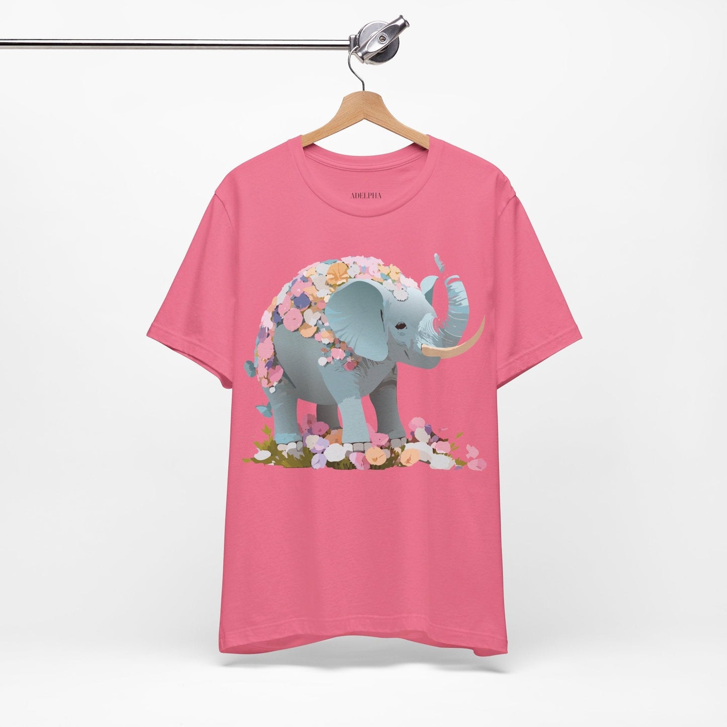 Elephant Graphic T Shirt From Adelpha Unisex Jersey Short Sleeve Vintage Inspired Art Design Tee