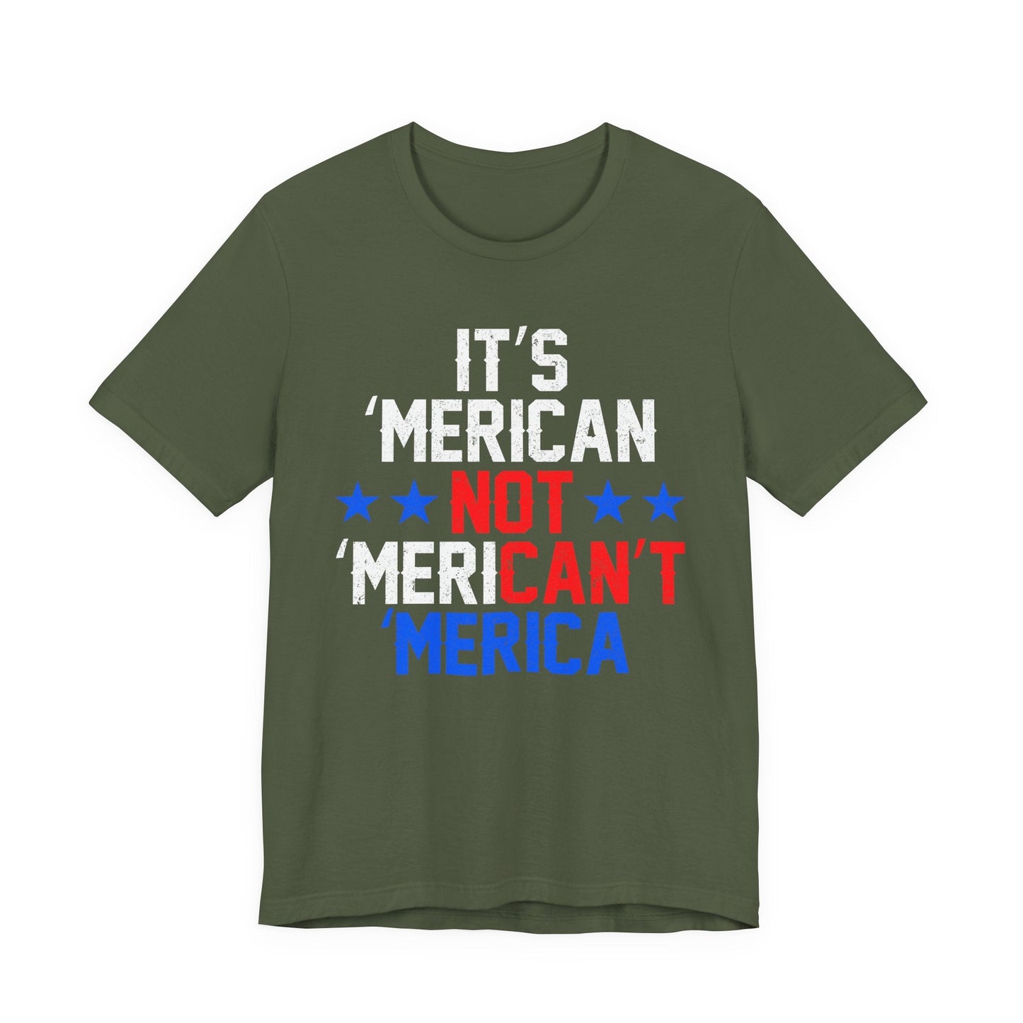 Patriotic USA Stars Graphic Unisex Cotton T-Shirt a5