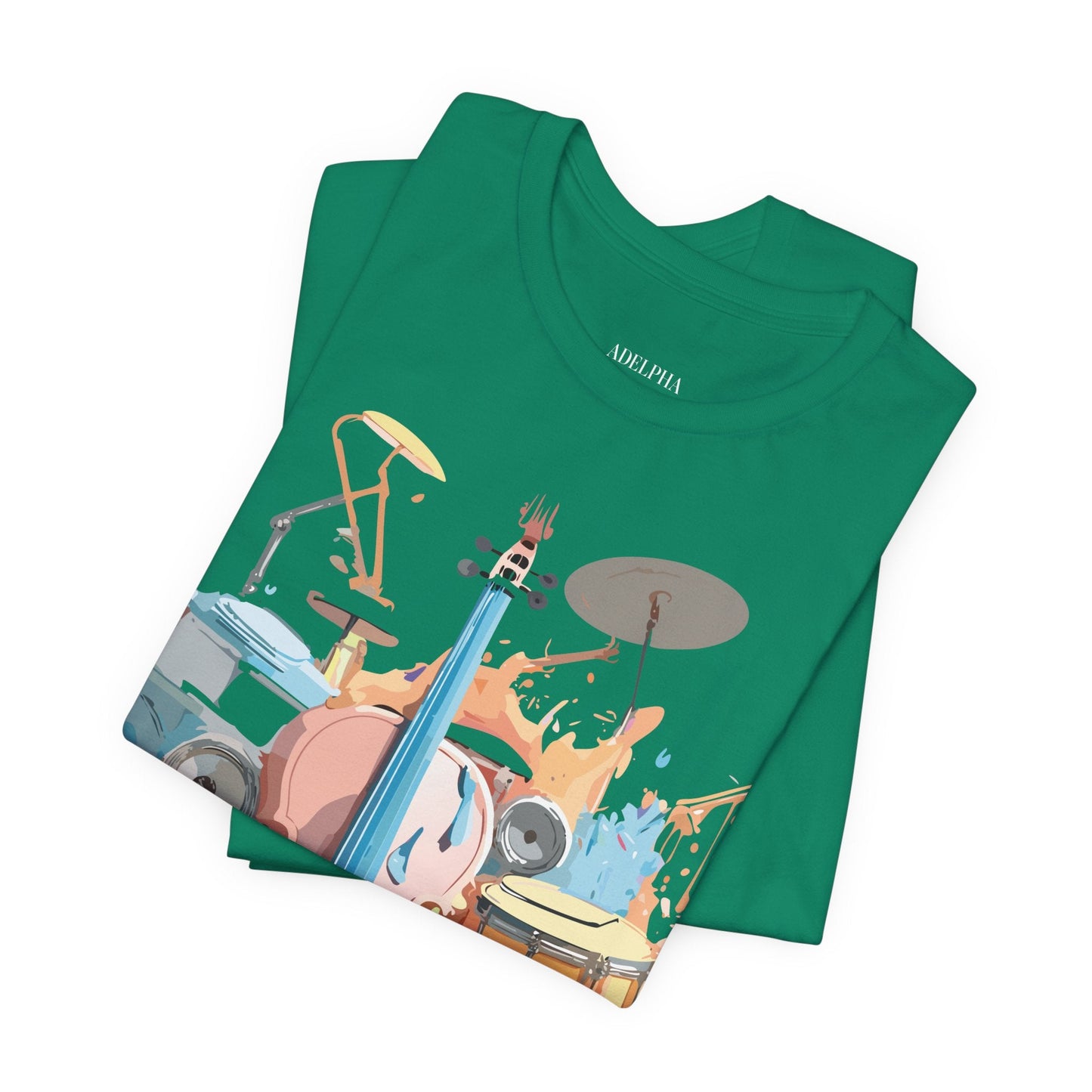 Adelpha Graphic Music T Shirt Unisex Jersey Short Sleeve Tee Art Design Premium Vintage Inspired