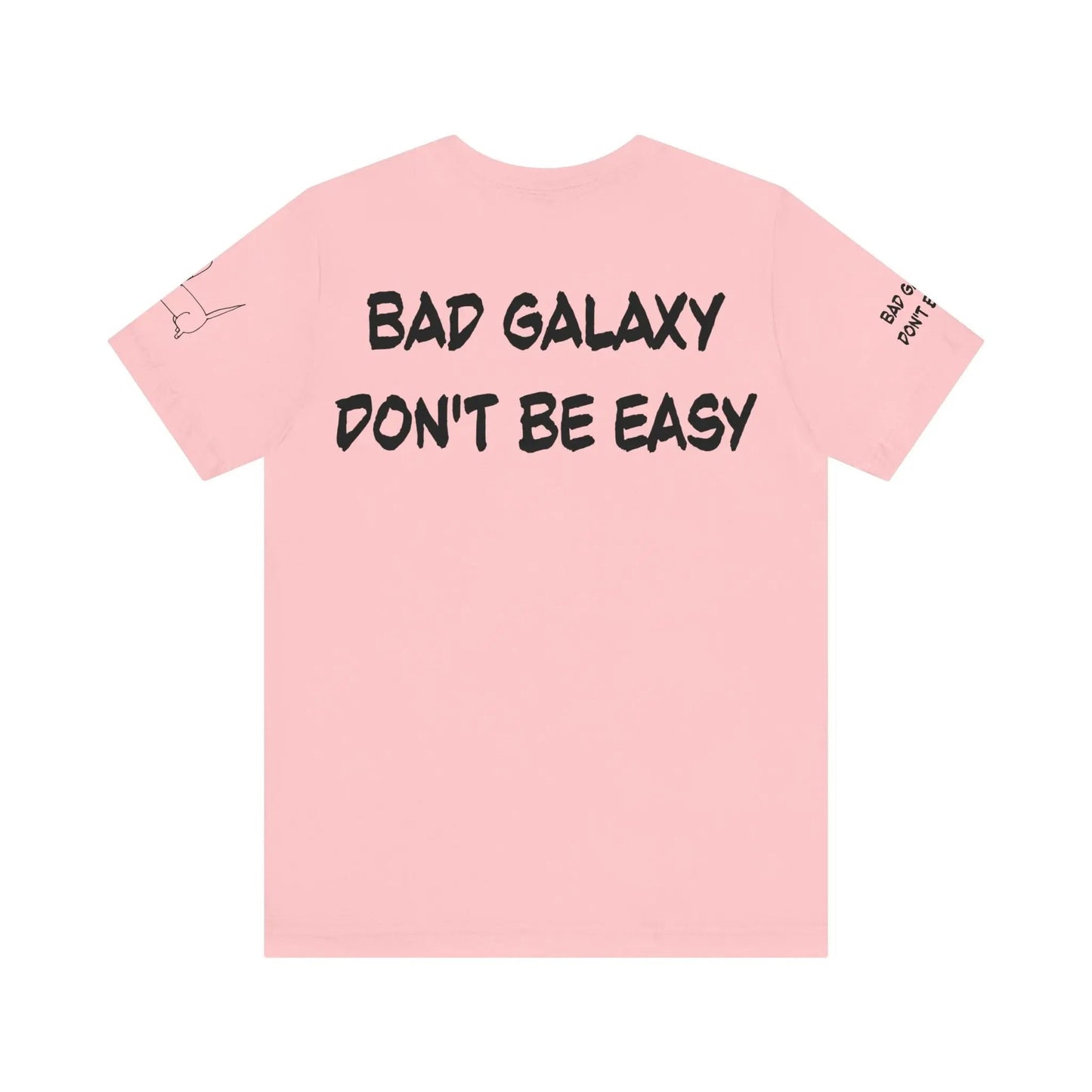 Funny Dog Tee Shirt From Bad Galaxy 100 Percent Cotton Made In USA With Eco Friendly Inks