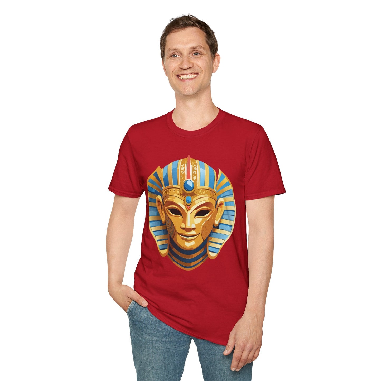 Mask Graphic Unisex Cotton Masquerade Design Artwork Tee 23