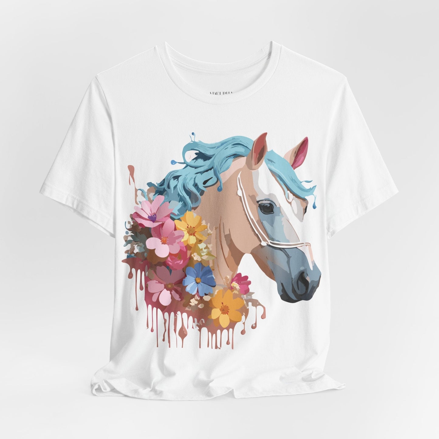 Horse Graphic Unisex 100 Cotton Vintage Animal Art T-Shirt 17