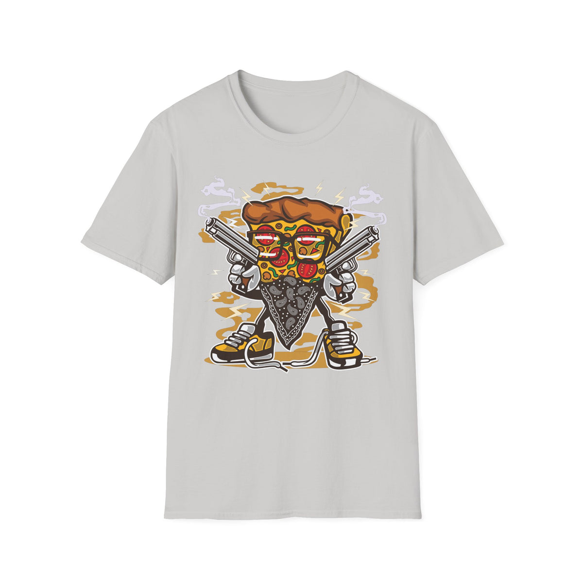Unisex Cotton T-Shirt with Cartoon Graphic Design