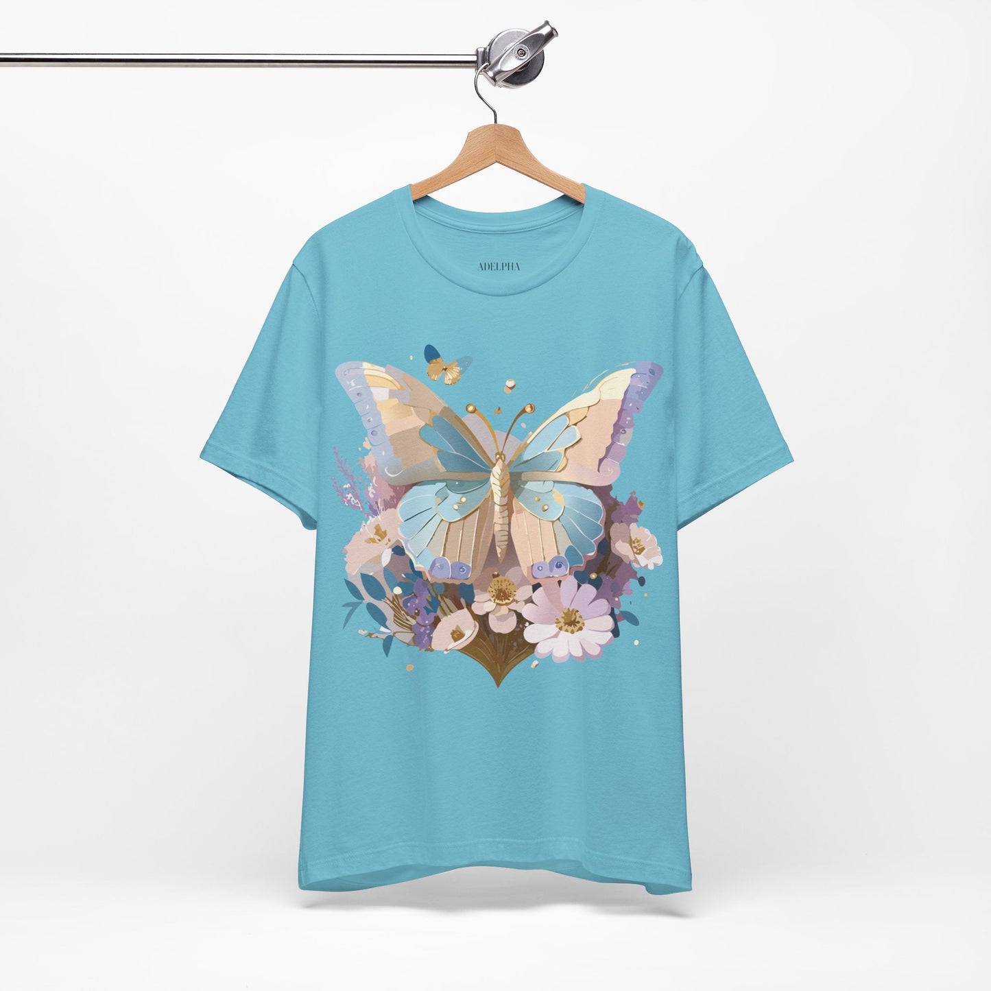 Adelpha Vintage Inspired Graphic T Shirt Unisex Short Sleeve