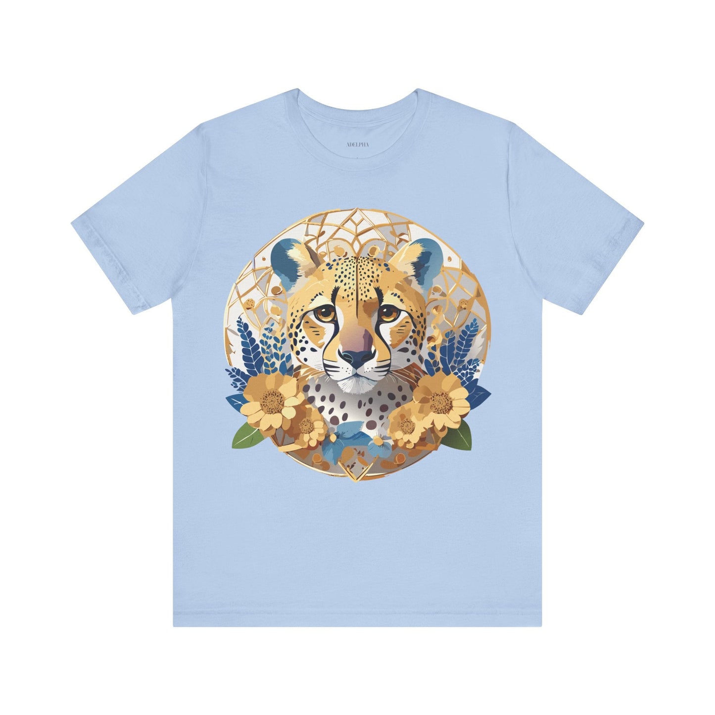 Medallion Graphic Unisex 100 Cotton Vintage Animal Medal Artwork Tee 53