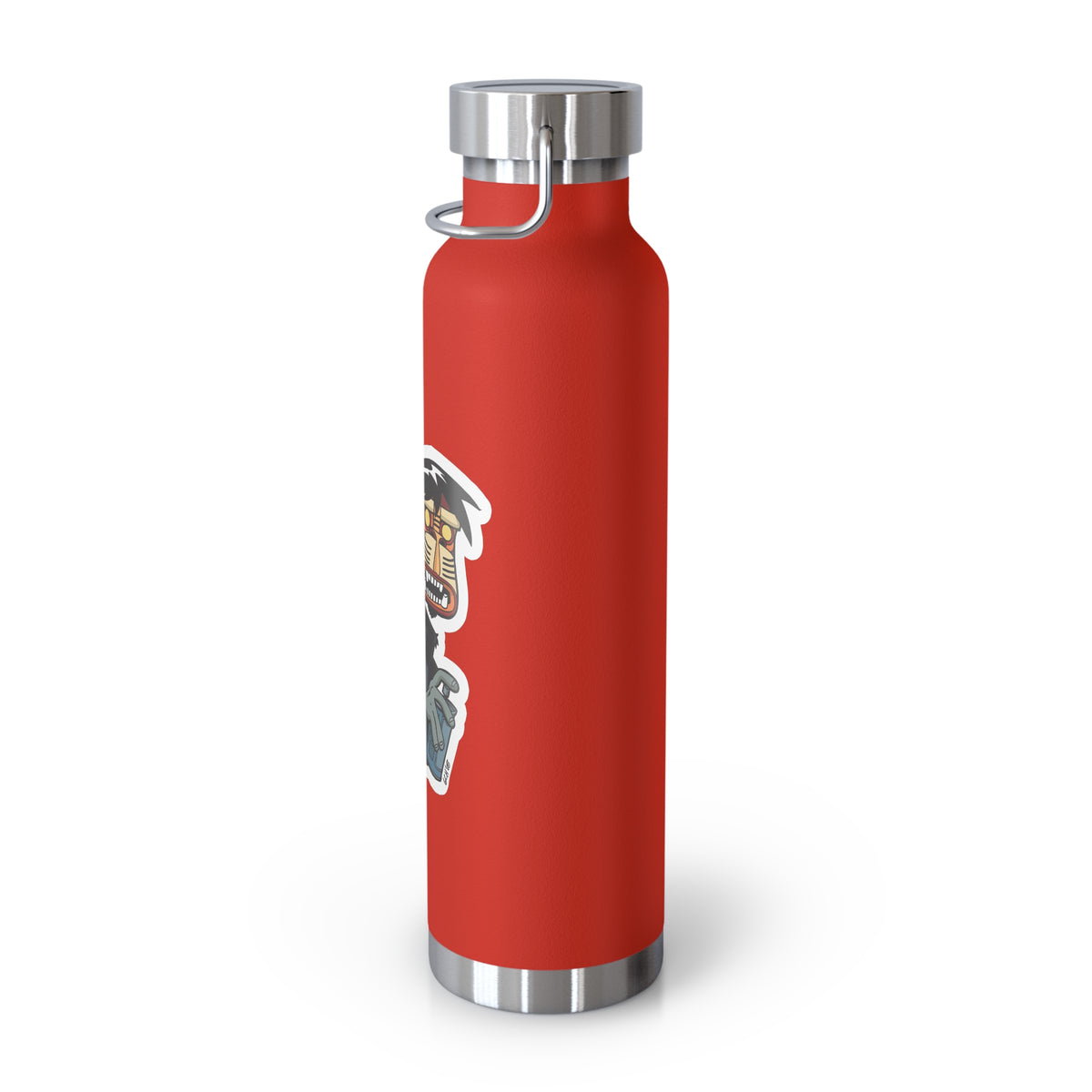 22oz Copper Insulated Water Bottle with Cartoon Design - CV67