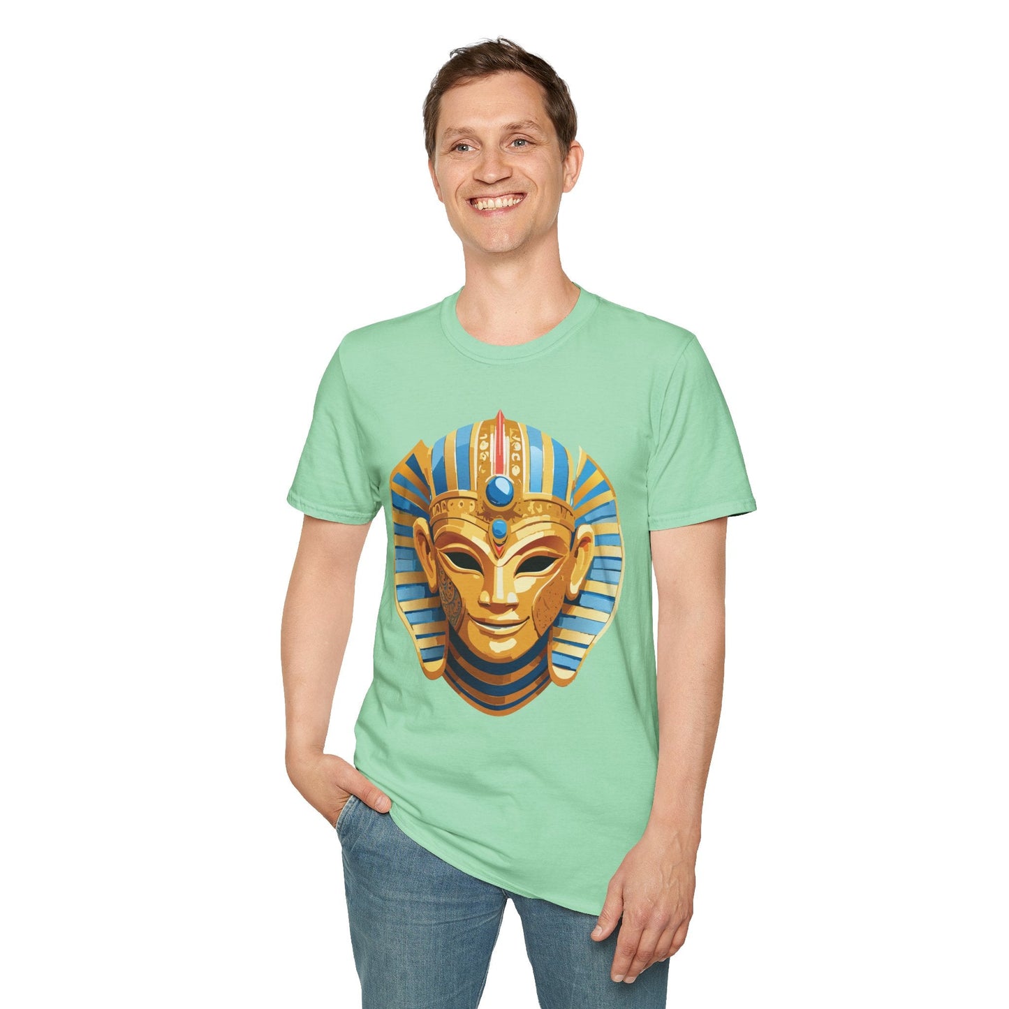 Mask Tee Shirt Unisex Masquerade Tee Softstyle Ring Spun Cotton Comfort For Everyday Wear