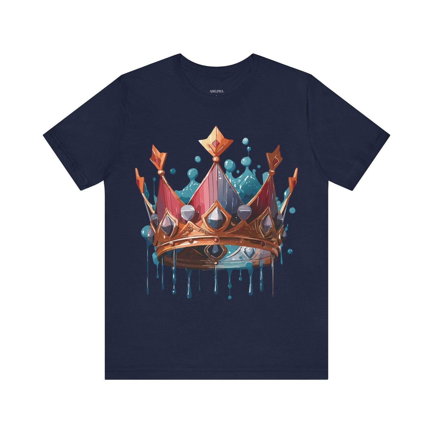 Crown Graphic Unisex 100 Cotton Vintage Artwork Tee 7