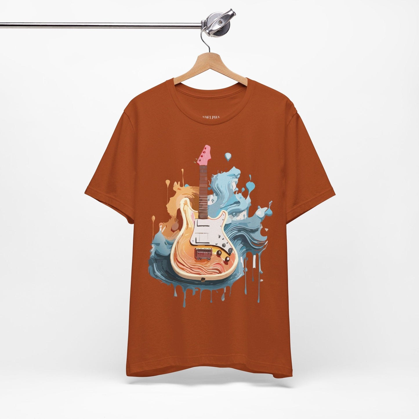 Music T Shirt Graphic Tee Unisex Short Sleeve Vintage Inspired Artwork Adelpha Collection