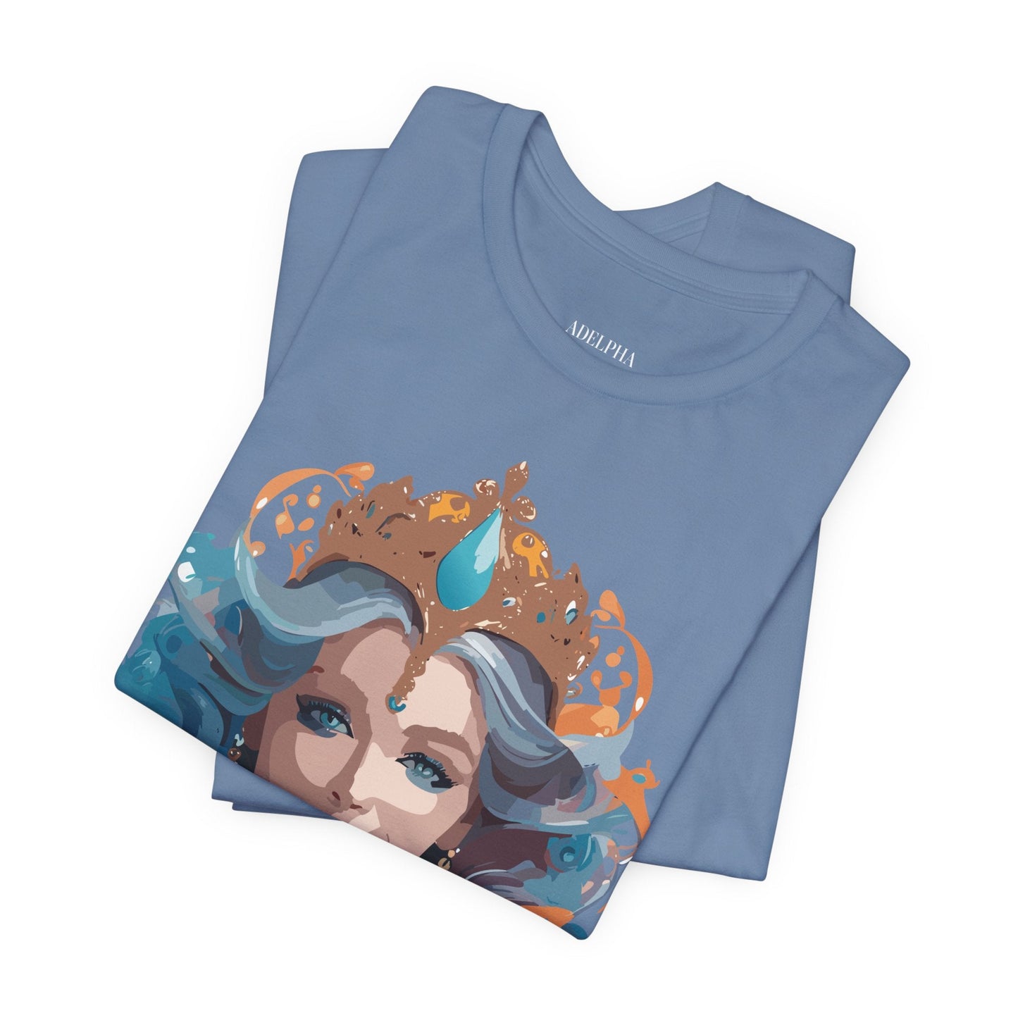 Queen Graphic Tee Unisex Adelpha Vintage Artwork Short Sleeve Premium Casual Wear