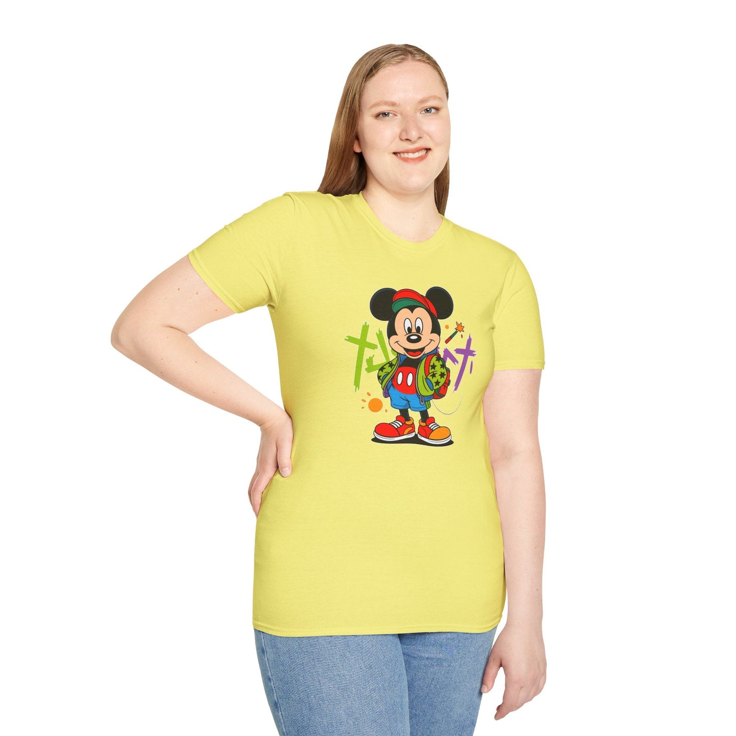 Unisex Cartoon T Shirt With Animation Artwork Funny Animals Tee For Casual Wear Everyday