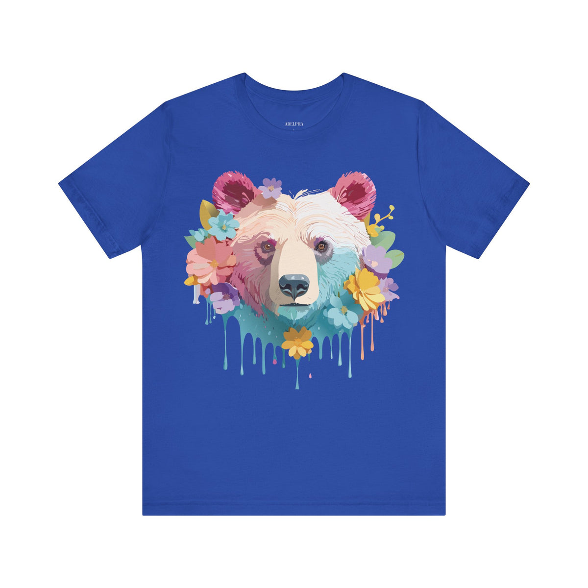 Bear Graphic Design Tee Bella+Canvas Unisex 100 Cotton Tee Shirt a116