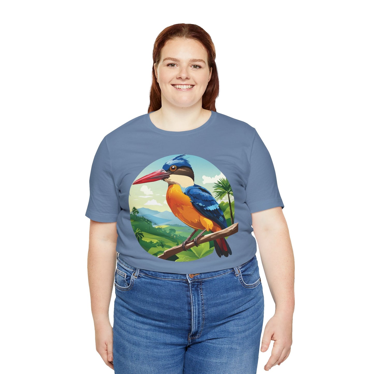 Unisex Animal Shirt With Art Design Featuring Wild Animals Jersey Short Sleeve Tee