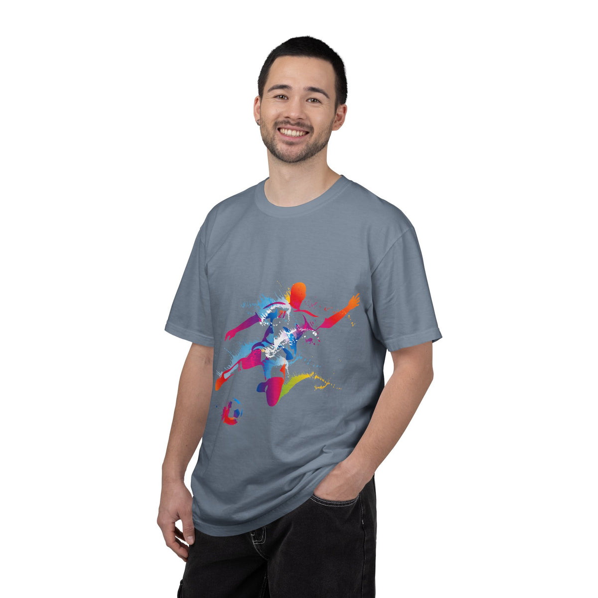 Sports Graphic Unisex T-Shirt Garment Dyed Cotton Relaxed Fit Comfort Colors 4