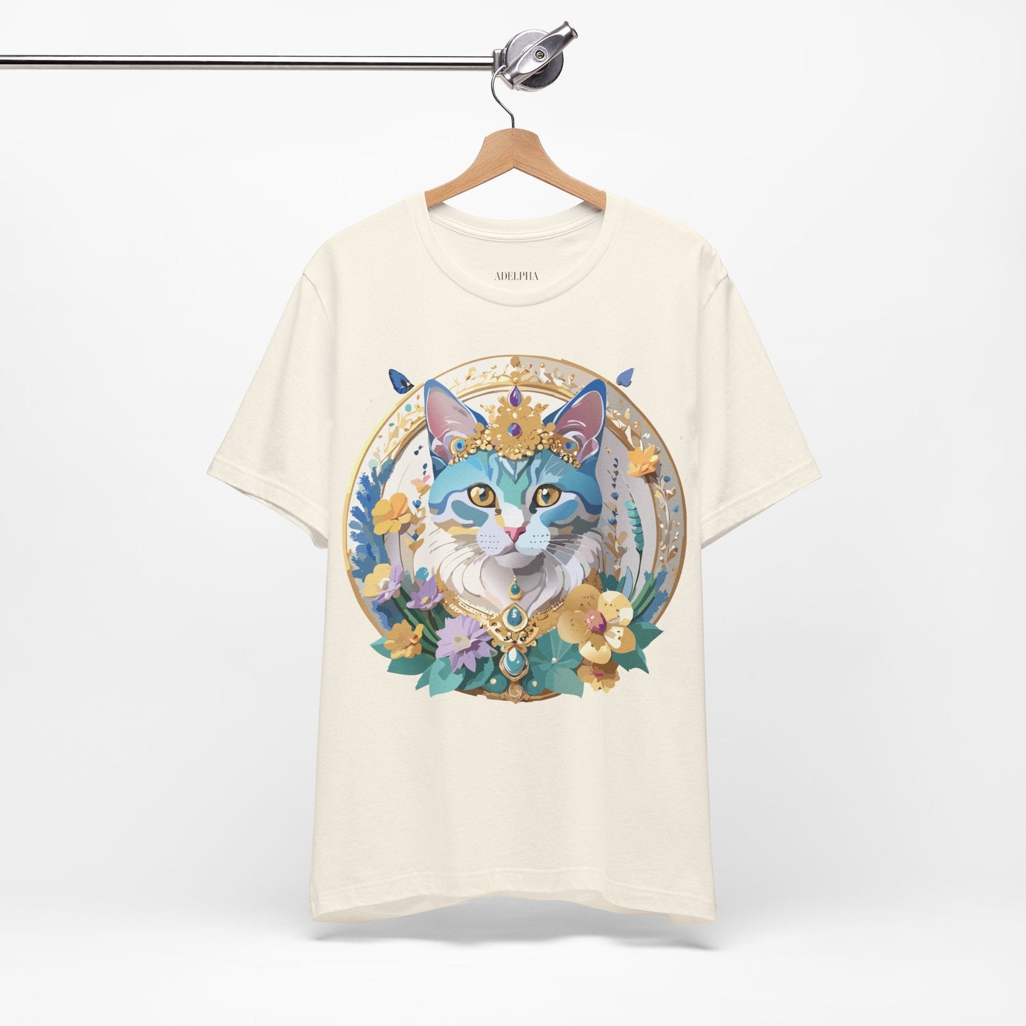 Unisex Graphic Tee With Adelpha Artwork Vintage Inspired Short Sleeve Jersey Shirt
