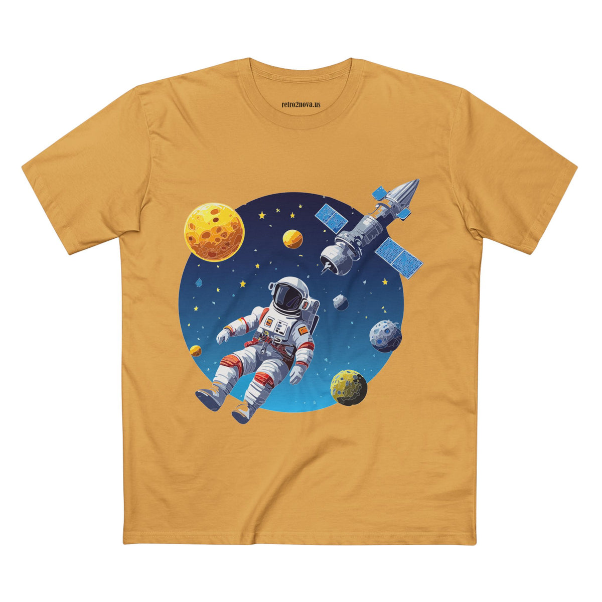 Cosmos Astronaut Graphic Tee Staple Unisex 100 Cotton Tee Shirt - CS-22