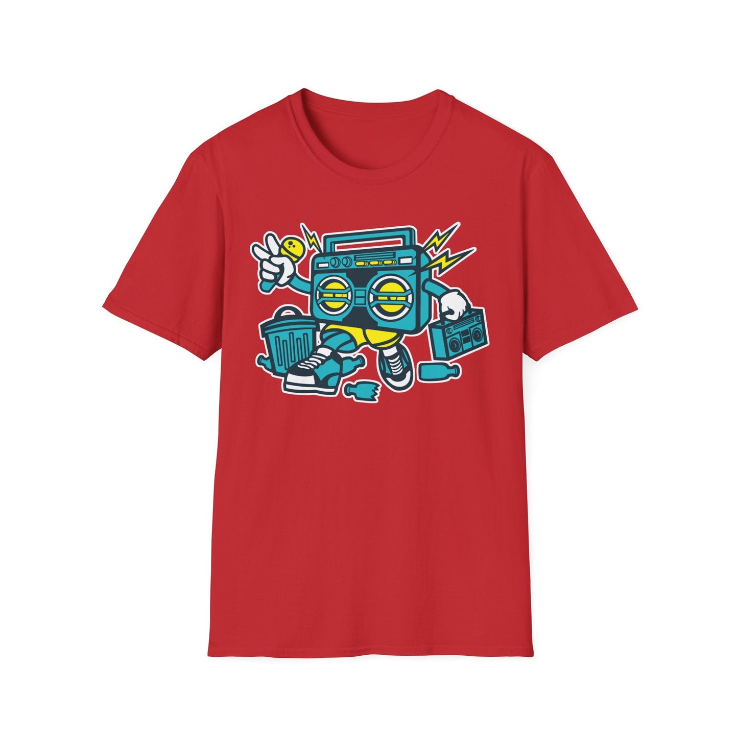 Cartoon T Shirt Animation Tee Funny Unisex Gildan Softstyle 64000 100 Percent Ring Spun Cotton