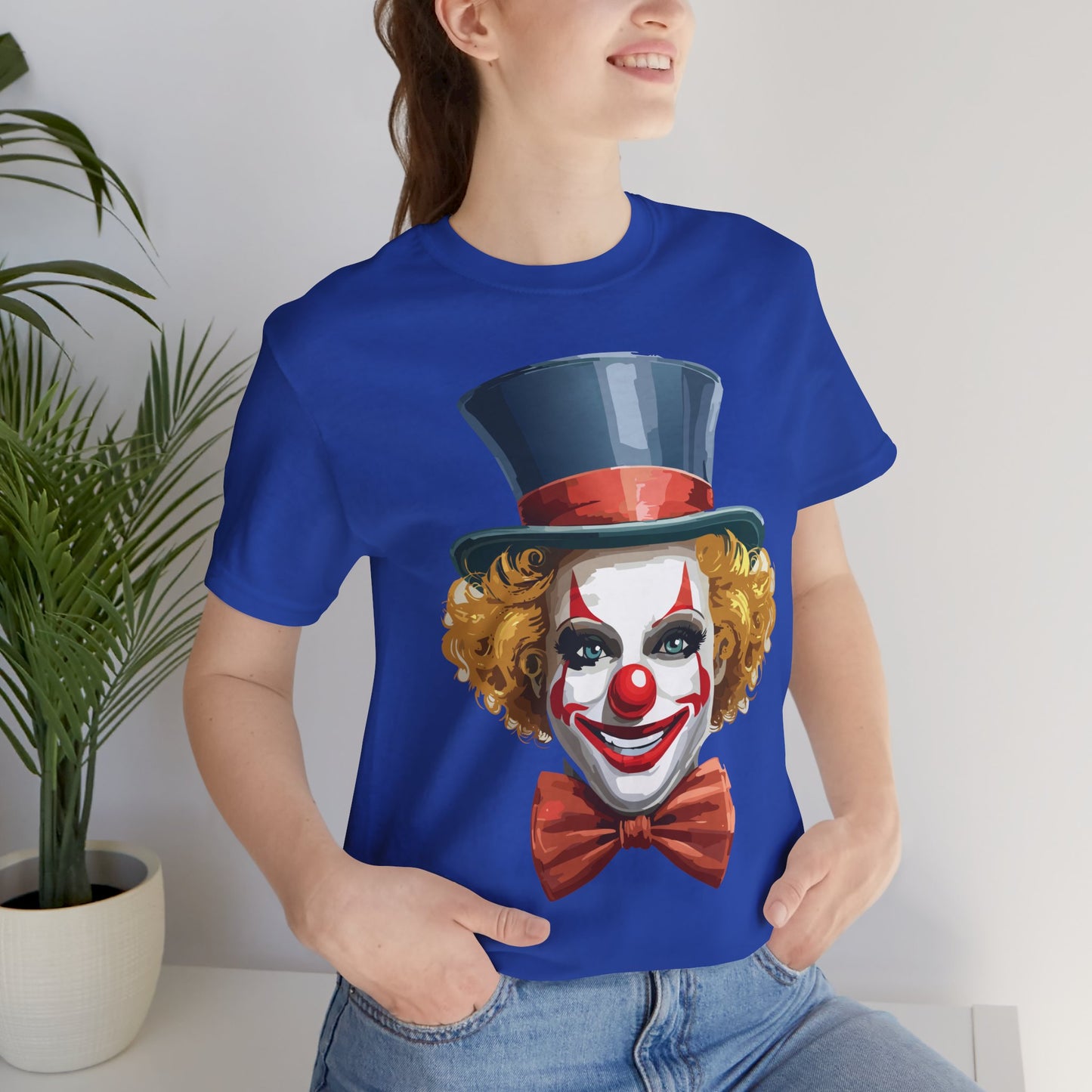 Clown Shirt, Funny Shirt, T-Shirt with Clown, Funny Art Design Tee, Circus Tees, Circus T-Shirt, Unisex Humor Wear 11