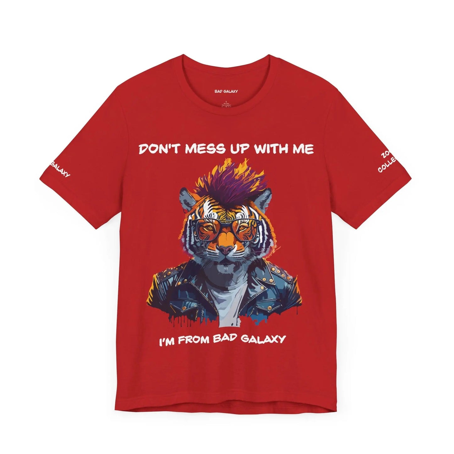 Bad Galaxy Animal T Shirt Cotton Comfort Eco Friendly Inks Printed In USA Free Shipping