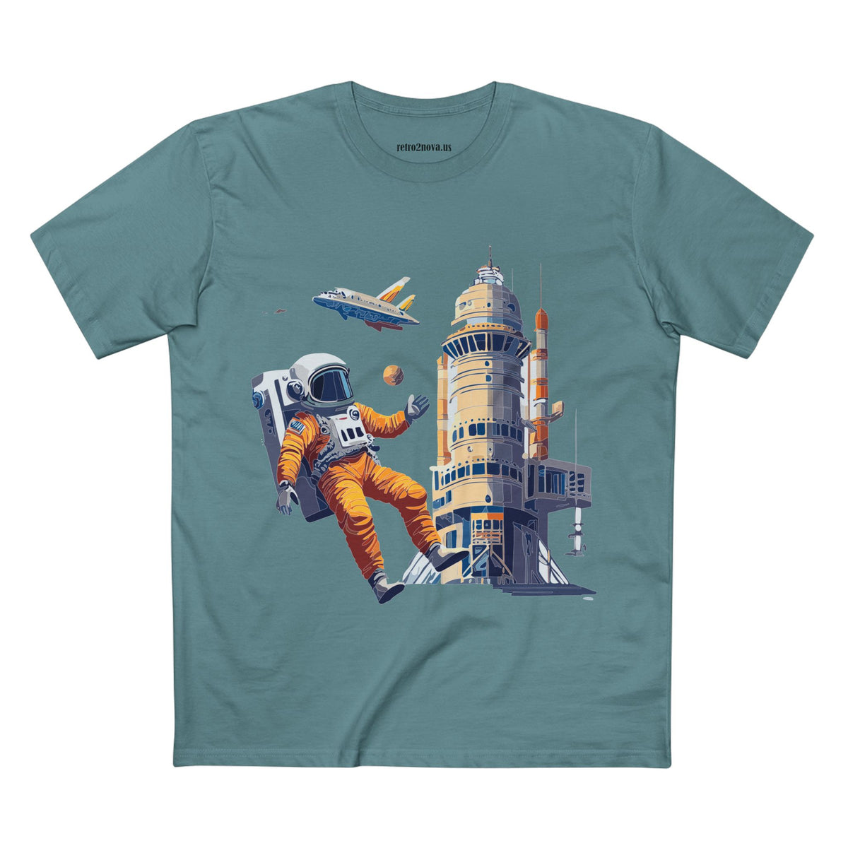 Cosmos Astronaut Graphic Tee Staple Unisex 100 Cotton Tee Shirt - CS-32
