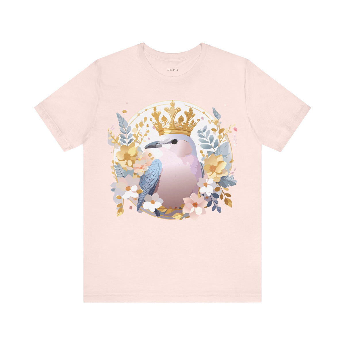 Medallion Graphic Unisex Cotton Bella+Canvas Tee with Art Design d49